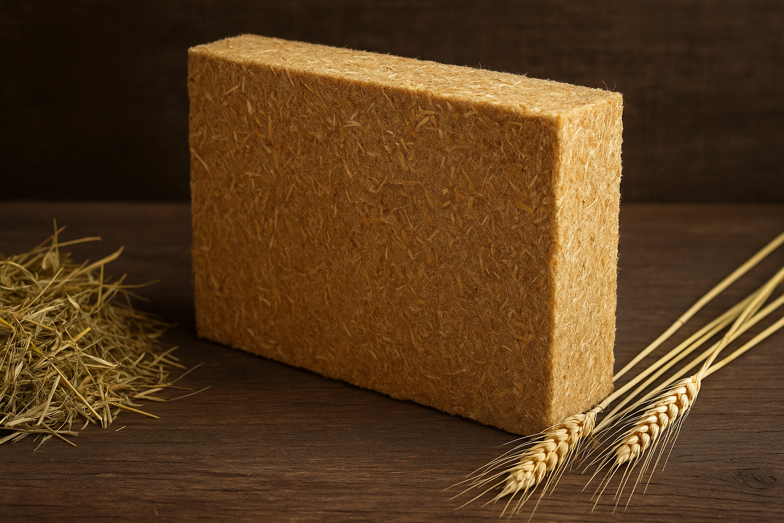 Isolante naturale da biomassa