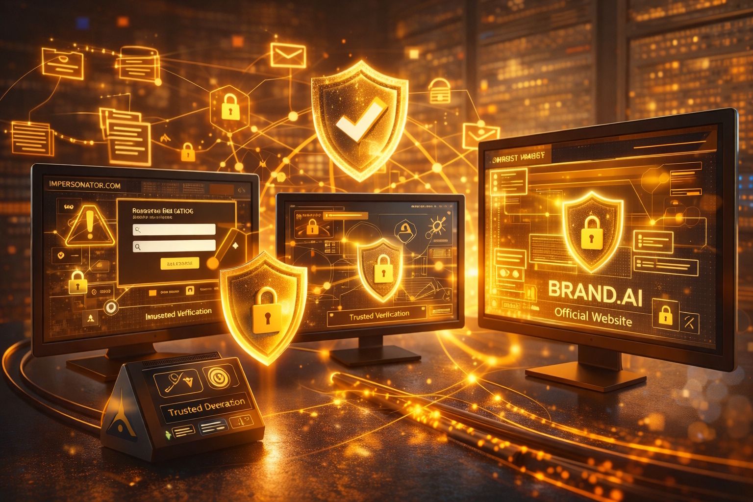 SaaS anti-impersonation / trust layer