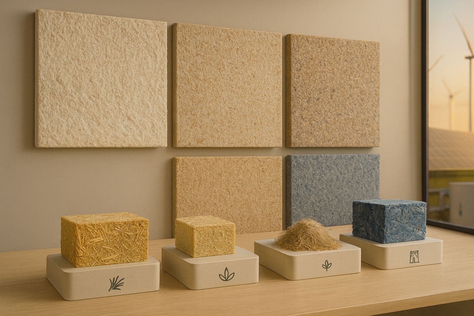 Pannelli acustici da micelio