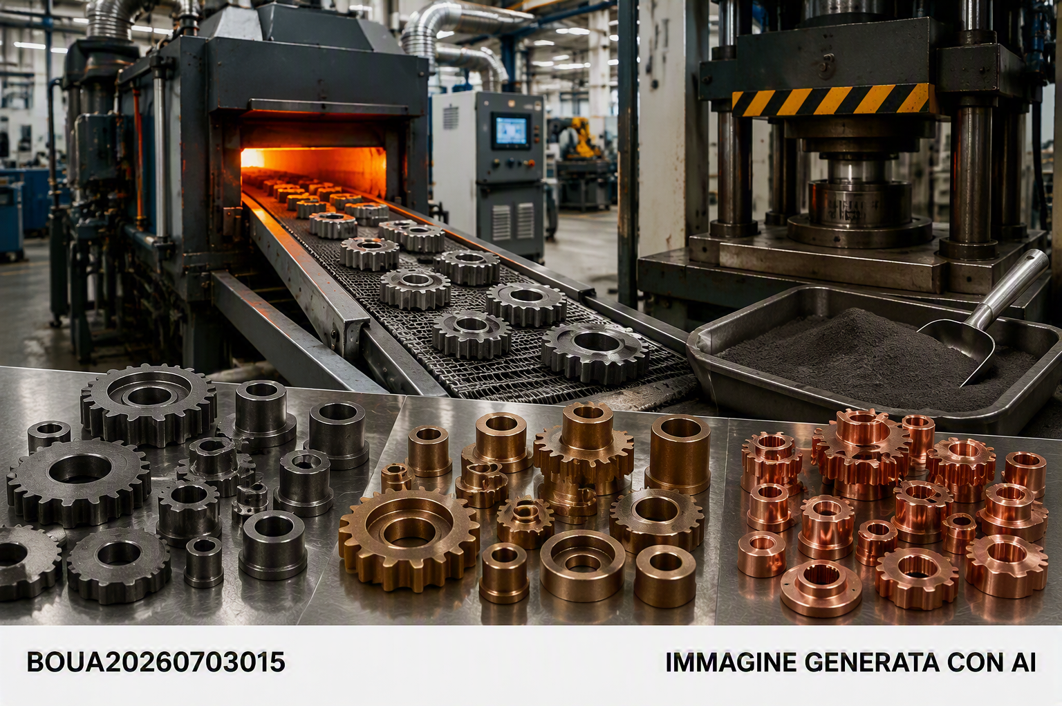 Produttore ucraino di componenti in metallurgia delle polveri cerca partner industriali