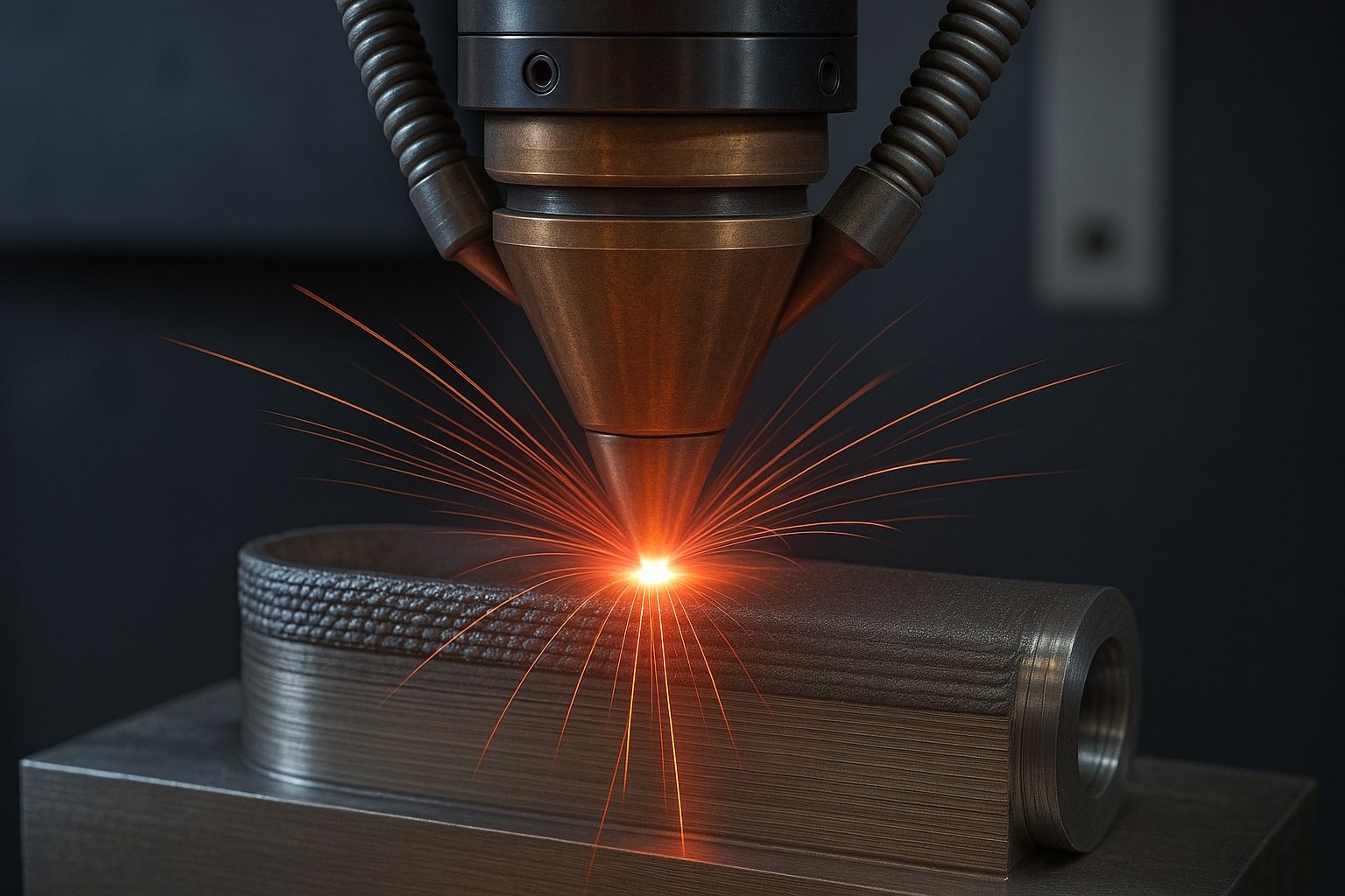 Integrazione di AI nei processi di laser metal deposition