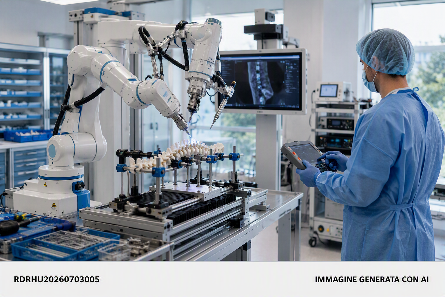 PMI ungherese cerca partner per robotica chirurgica spinale endoscopica