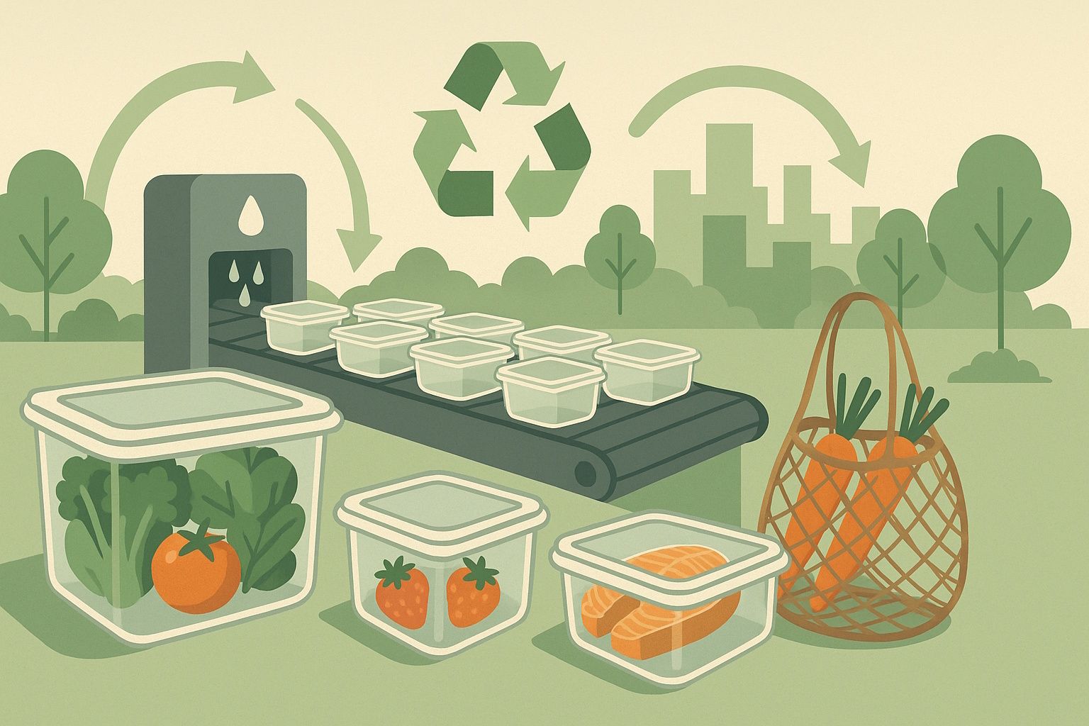 Ecosistema di riuso per packaging alimentare fresco in Europa