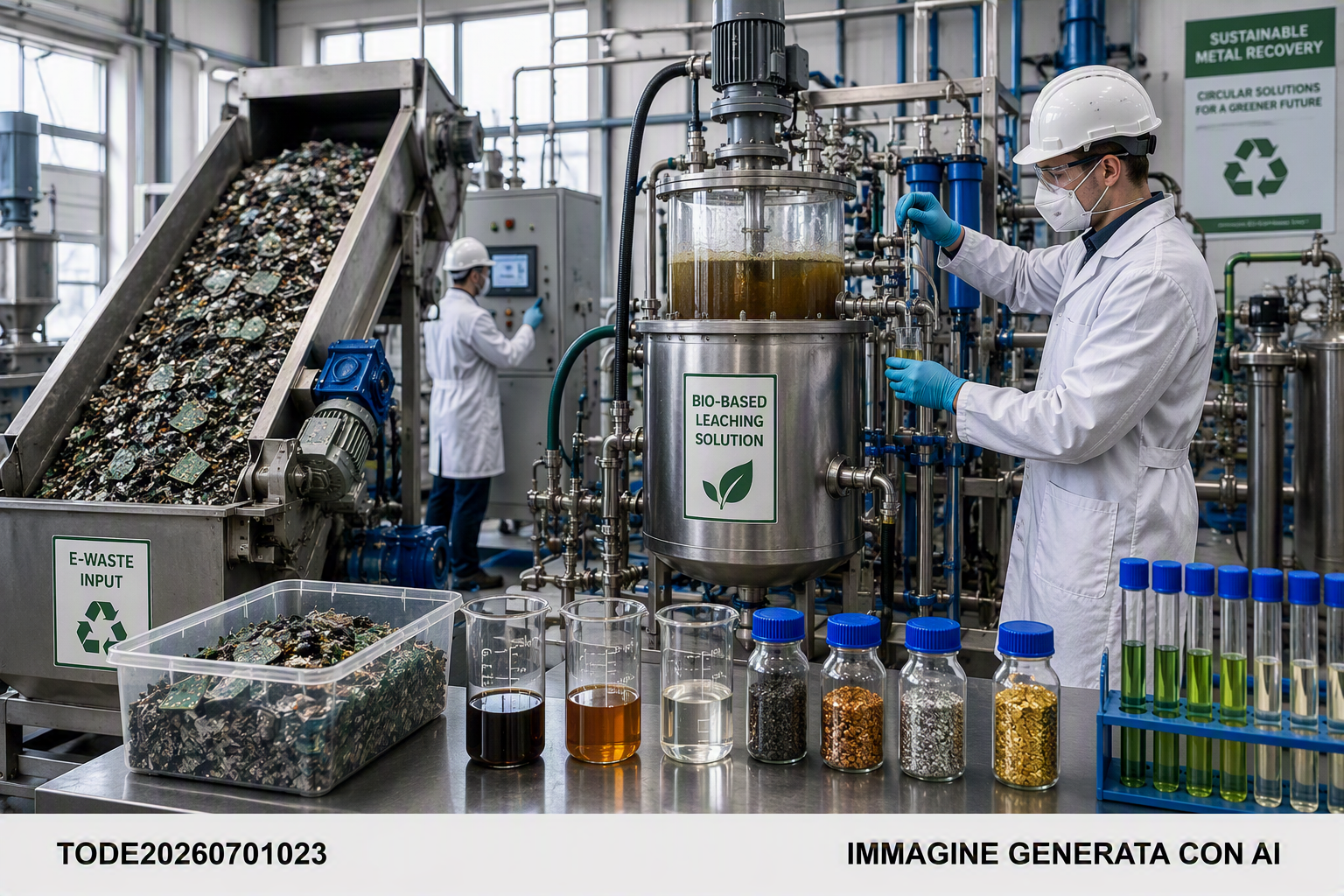 PMI tedesca cerca consorzio per recupero metalli da rifiuti elettronici tramite materiali bio-based