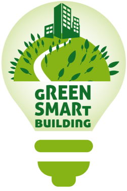 Logo Smart e Green Building - La nuova era degli edifici intelligenti