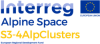 Logo Interreg Alpine Space: S3-4Alp Clusters