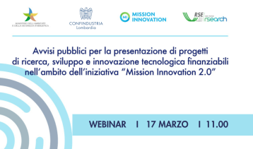 Vai alla notizia Avvisi pubblici per la presentazione di progetti di ricerca, sviluppo e innovazione tecnologica