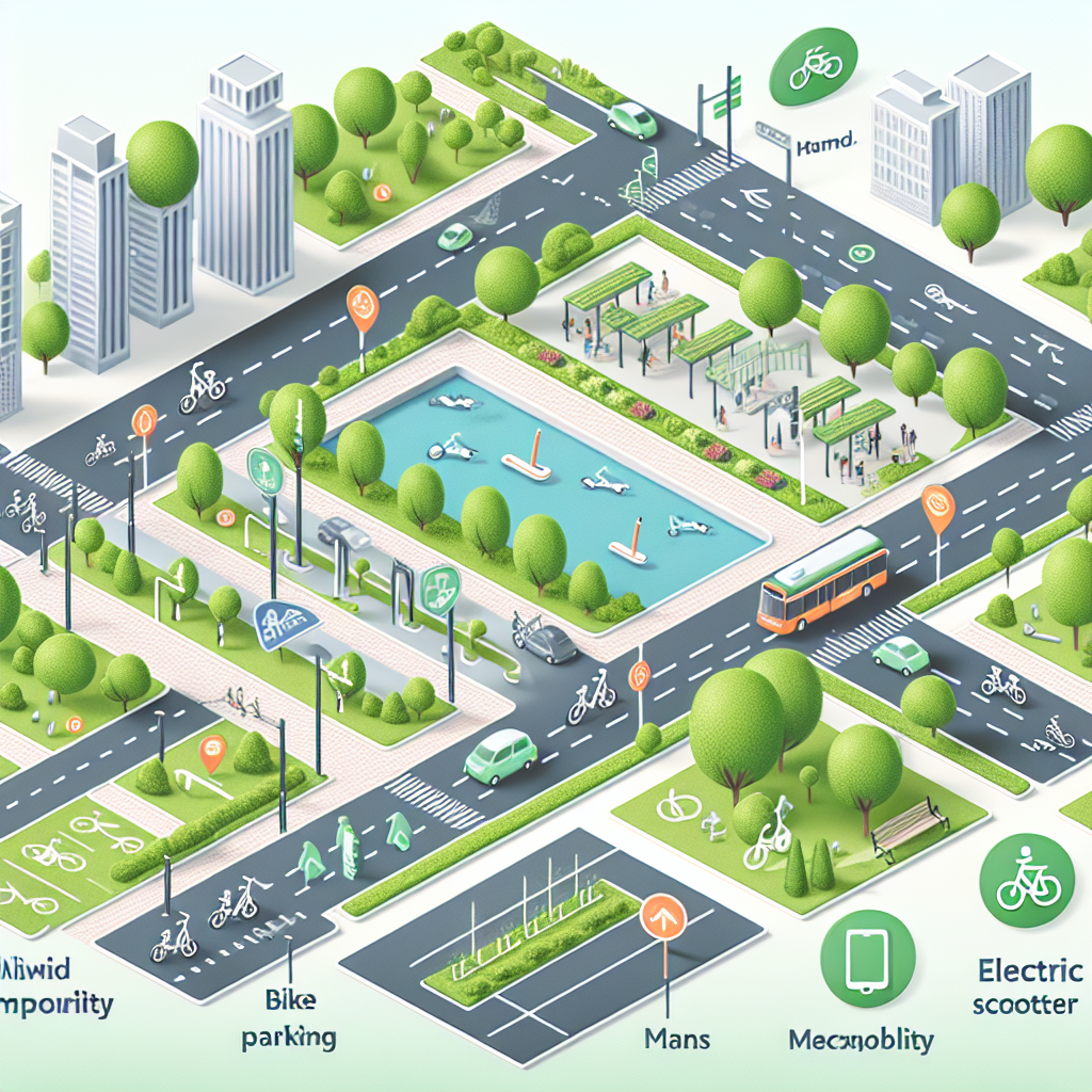 Attrezzature di supporto alla  micromobilità urbana sostenibile