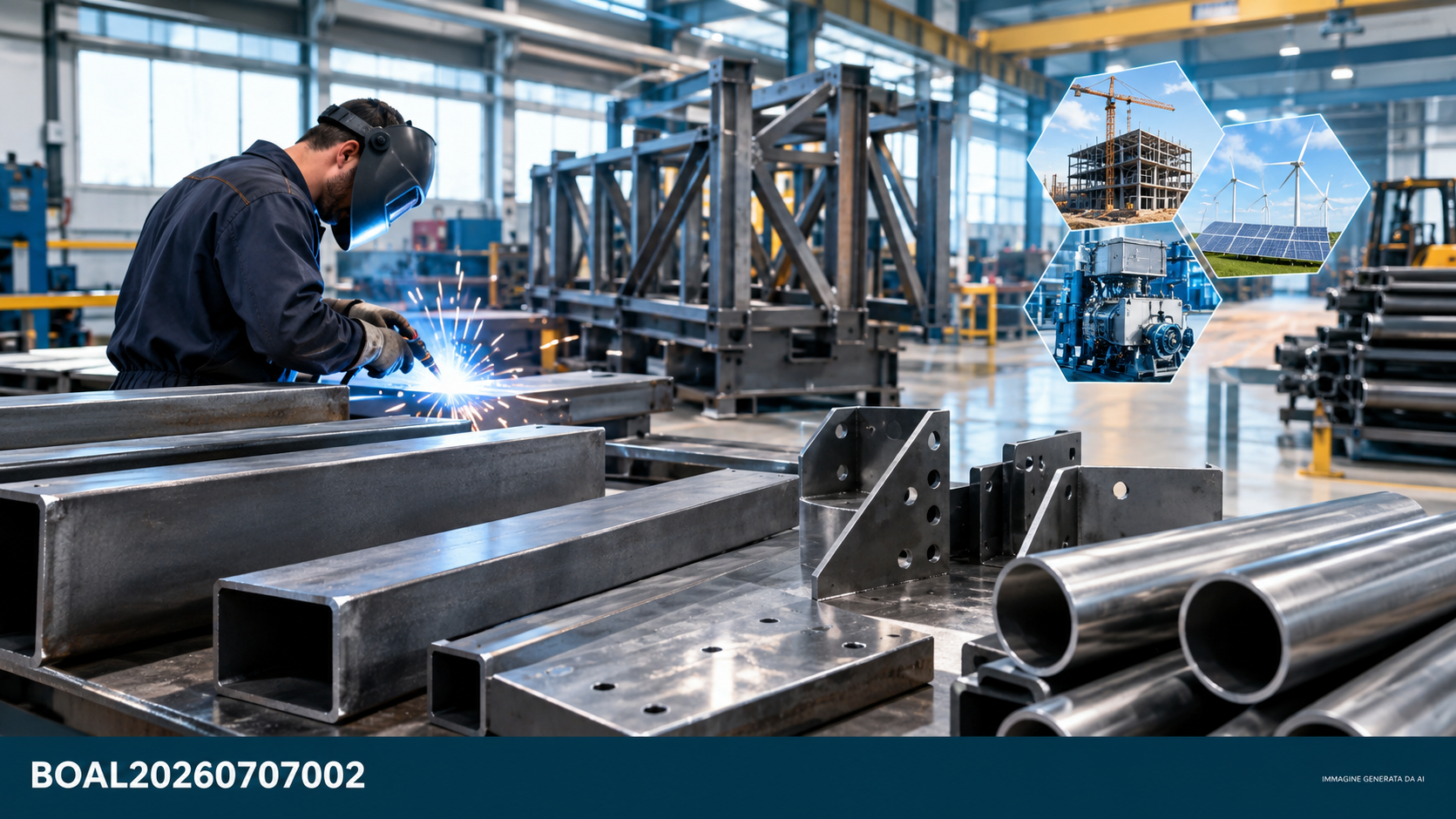 Produttore albanese di strutture metalliche cerca partnership industriali europee