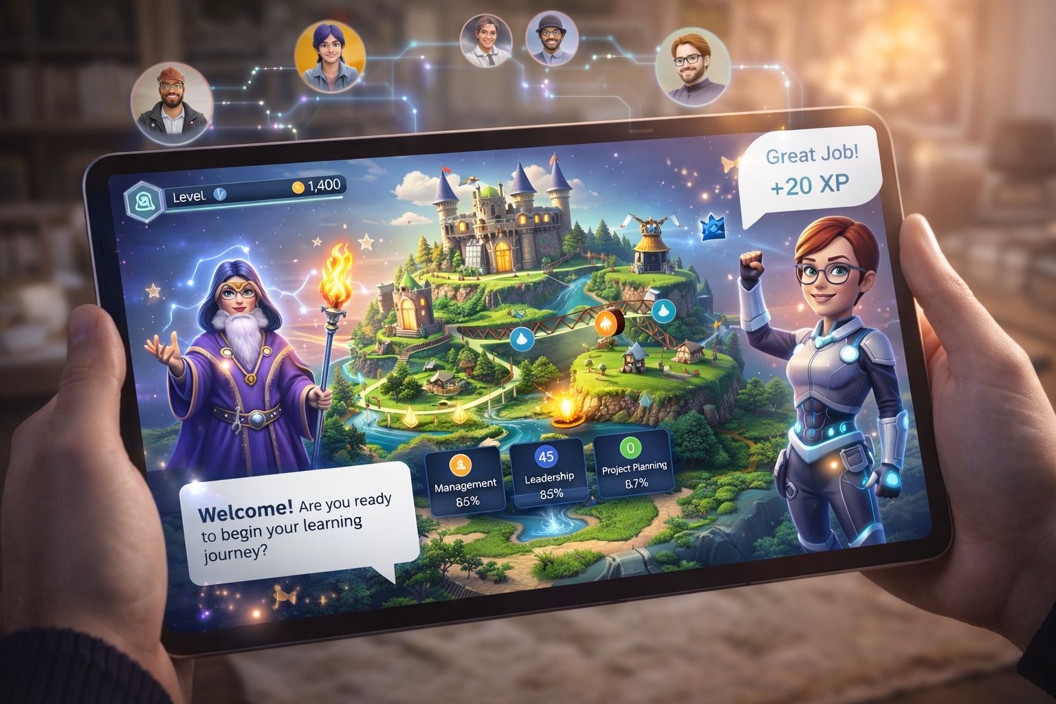 LMS gamificato con AI e storytelling