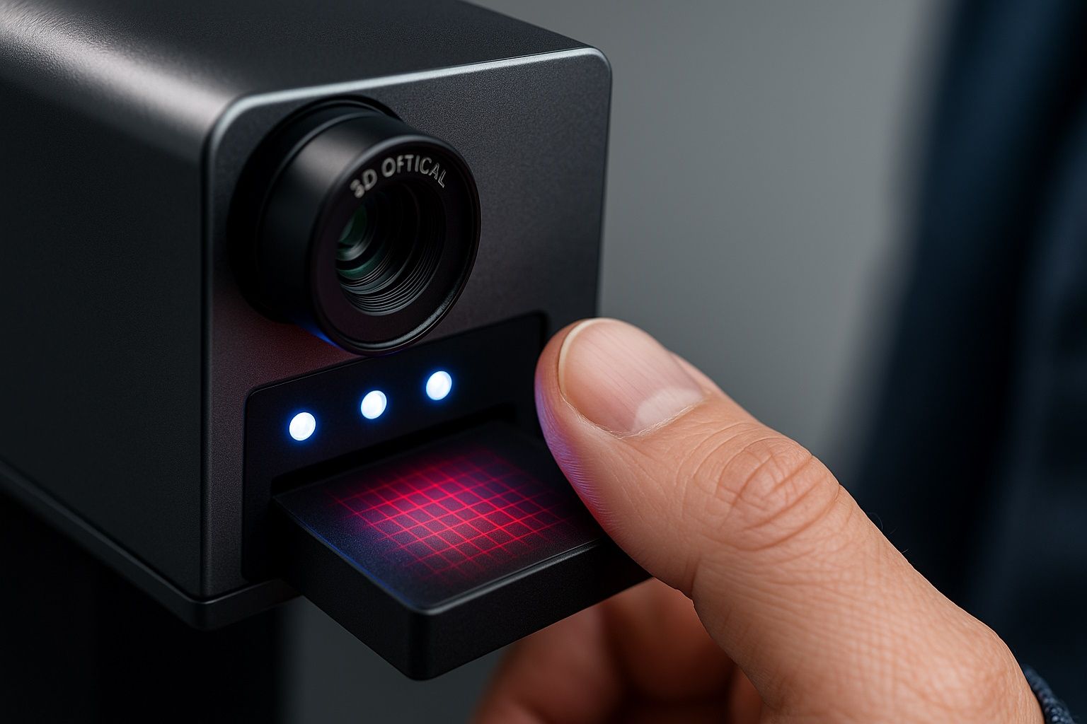 Tecnologia 3D per impronte digitali senza contatto