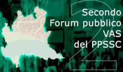 Logo Secondo Forum pubblico procedura di VAS del Programma Pluriennale di Sviluppo del Settore Commerciale (PPSSC)